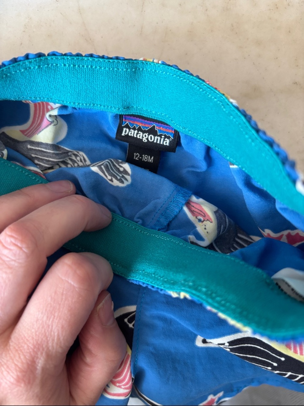 Patagonia Kids' Swim Set - Blue, Pink - Picture 3 of 9